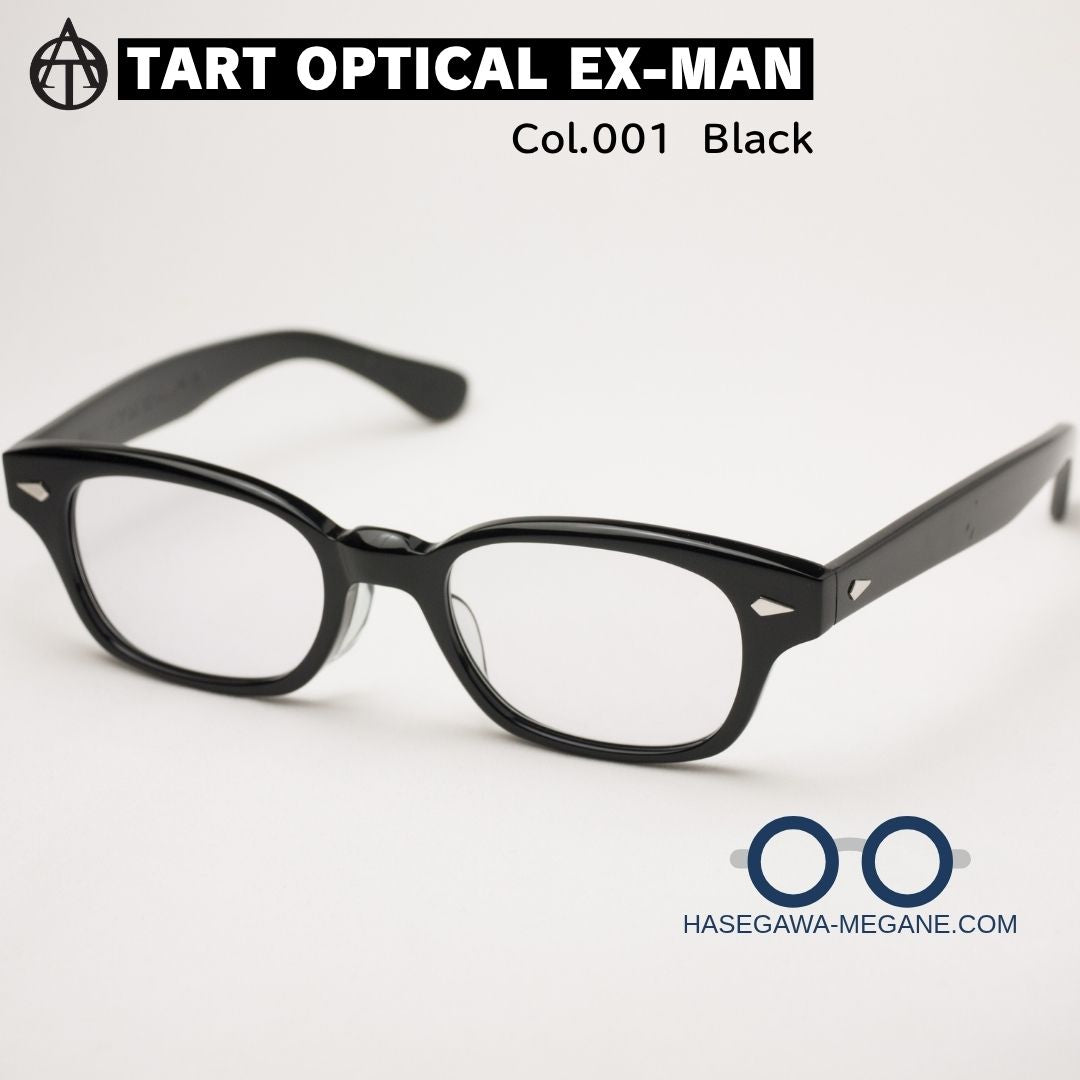 値下げしました！イタリア　鏡001 タートオプティカル EX-MAN 001ブラック 正規取扱店メガネ通販