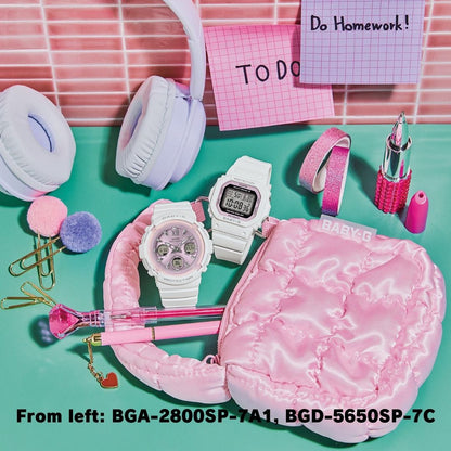 BABY-G SPRING PACKAGE 2026 BGD-5650SP-7CJRとBGA-2800SP-7A1 スプリングパッケージのイメージフォト