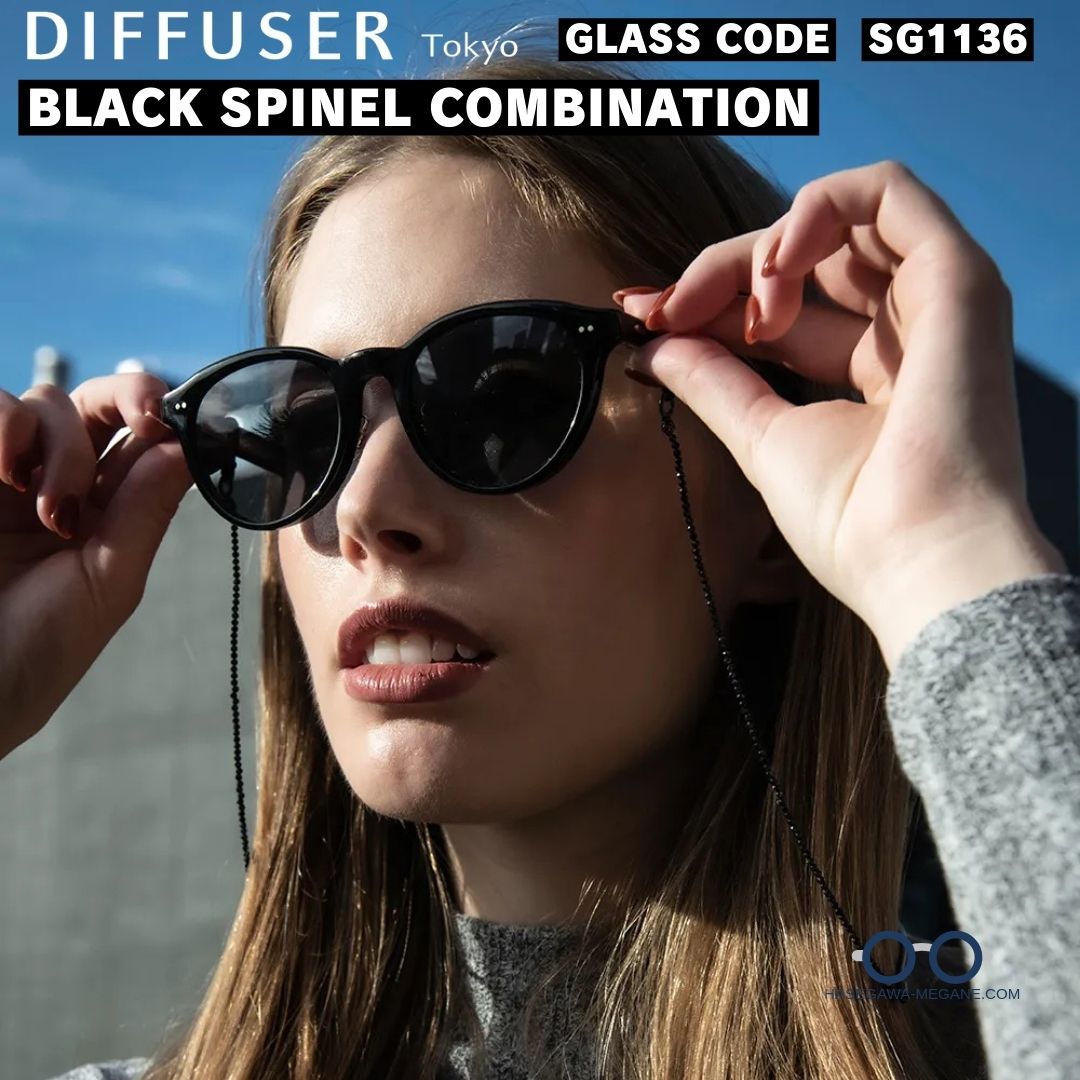 ブラックスピネル コンビネーション グラスコードSG1136 ディフューザー着用写真アップ