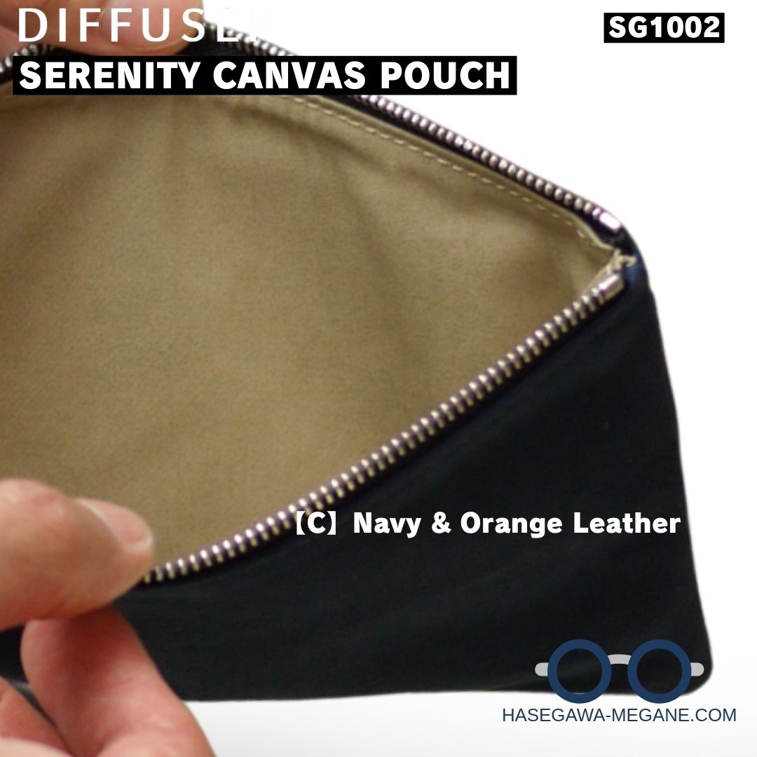SG1002｜SERENITY キャンバスポーチ DIFFUSER 三層同時縫製