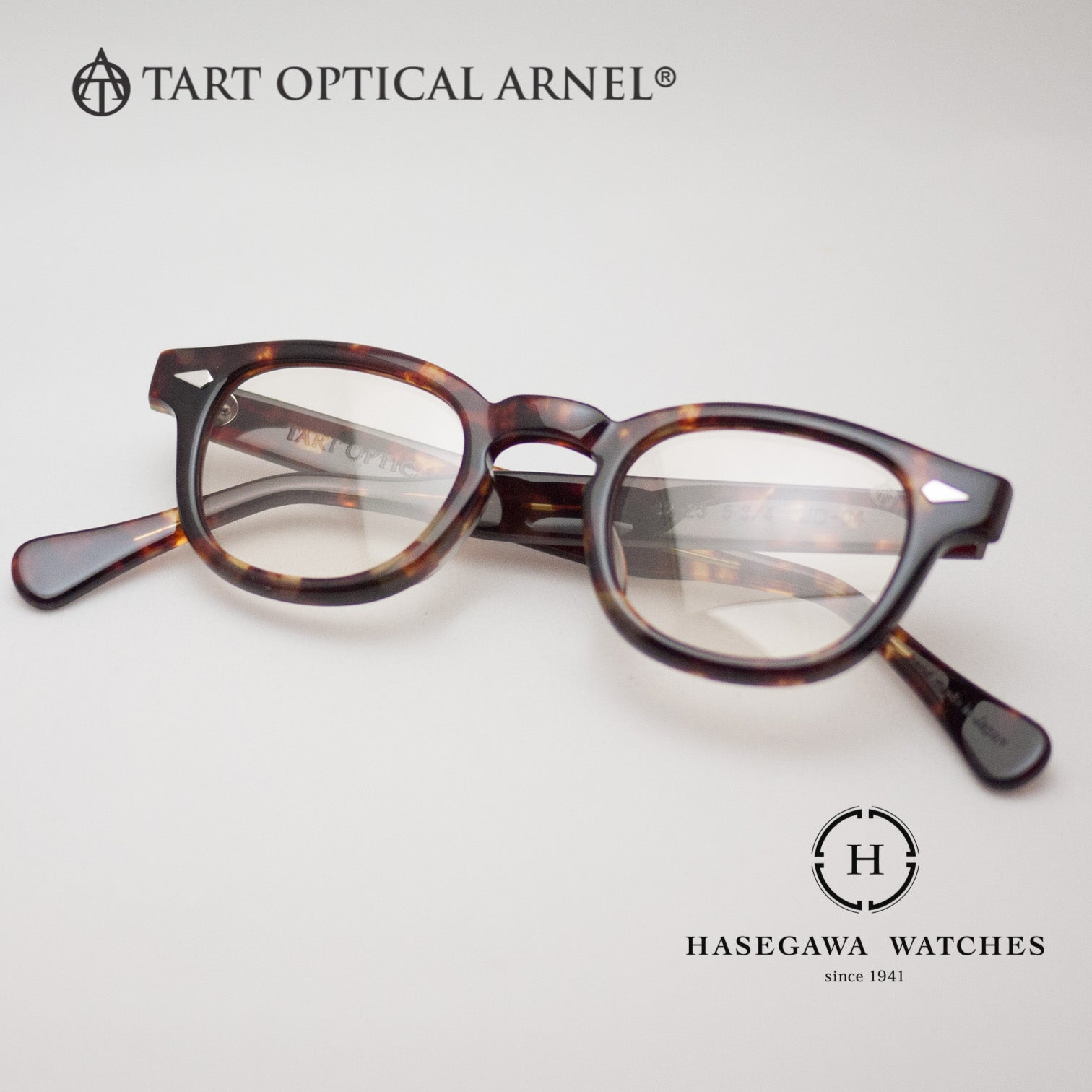 タートオプティカル アーネルJD-04 ウォルナット 42サイズ 斜め正面写真02