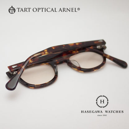 べっこう調のウォルナット タートオプティカルアーネルの裏面写真