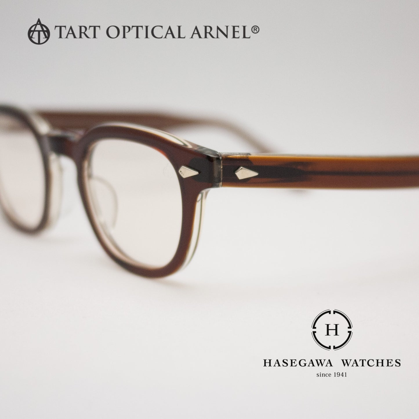 フロント部とヨロイを繋ぐパーツはダイヤ型鋲。特徴的なアーネルのアイデンティティ