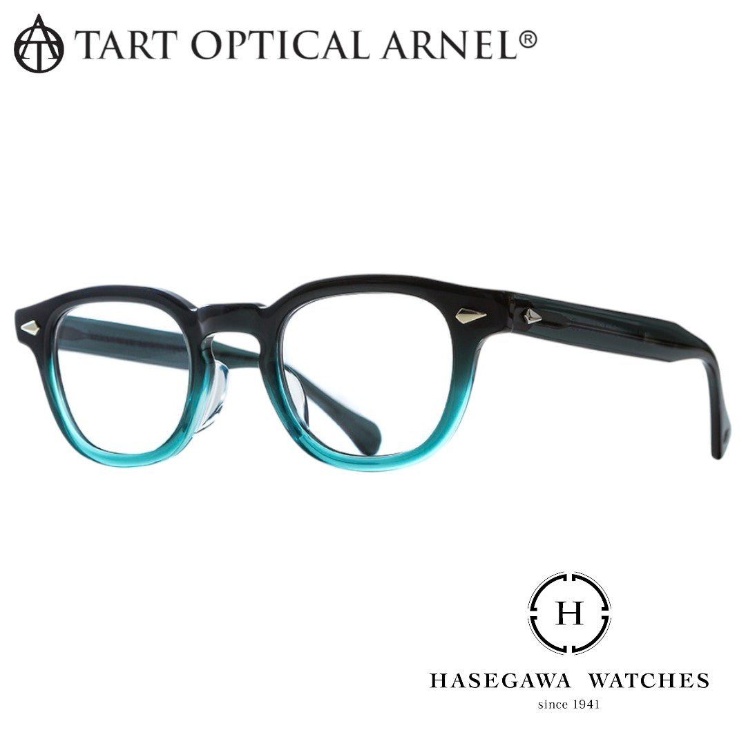 タートオプティカルアーネルJD-04 ツートンカラー ブルーブラック グリーン