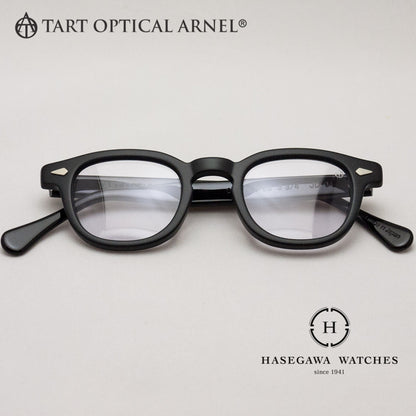 タートオプティカルアーネルJD-04 小ぶりサイズの正面フロント マットブラック