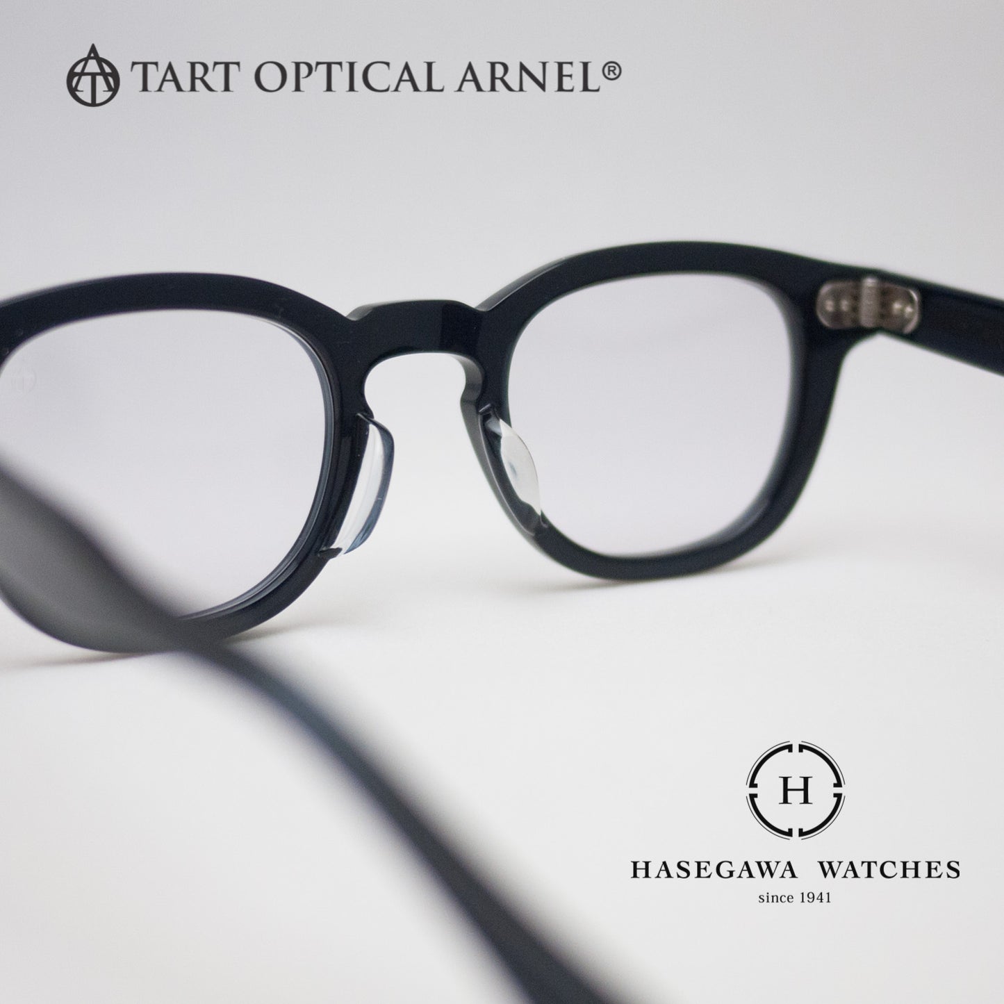 アジアンフィットでズレにくい盛り高のノーズパッドと7枚蝶番