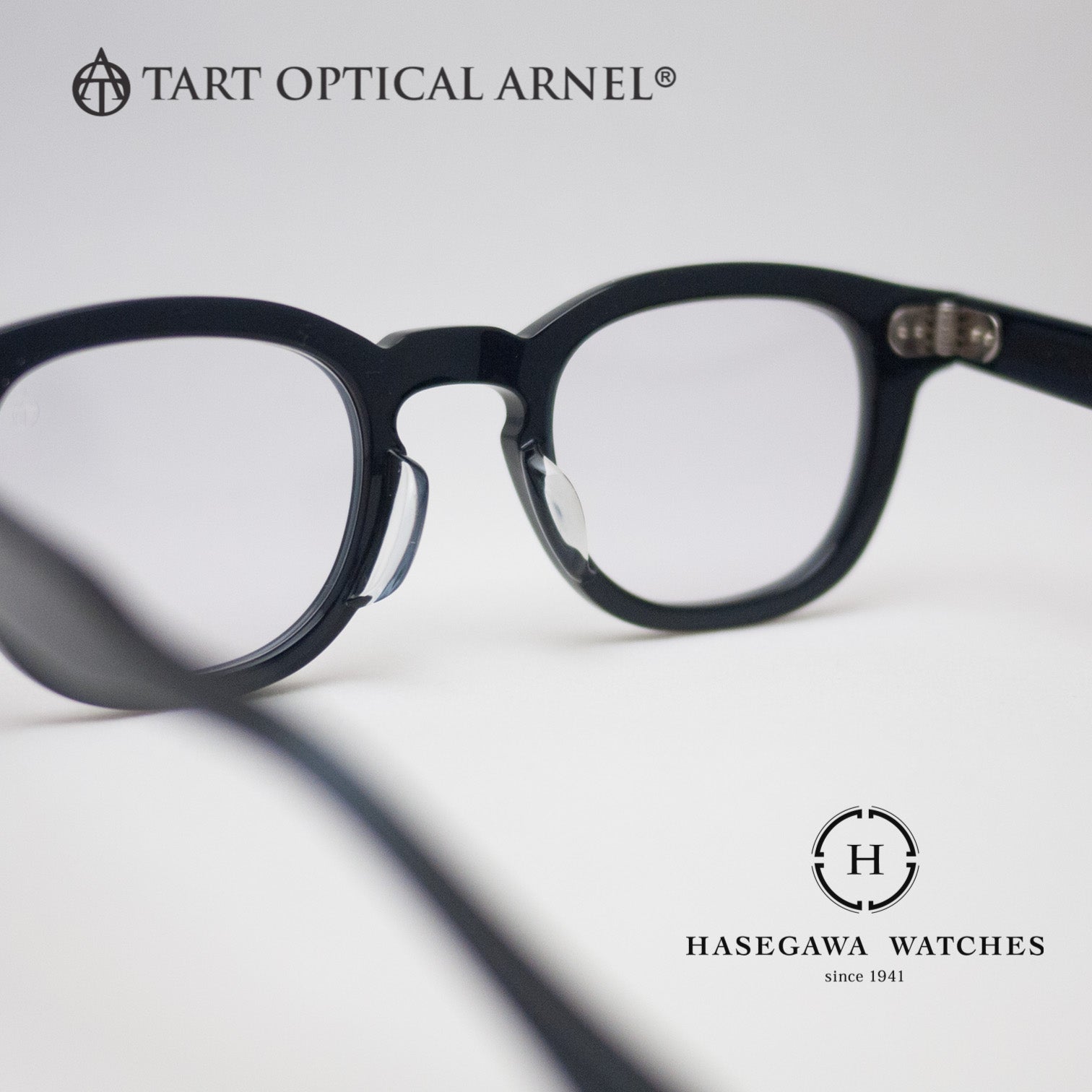 アジアンフィットでズレにくい盛り高のノーズパッドと7枚蝶番