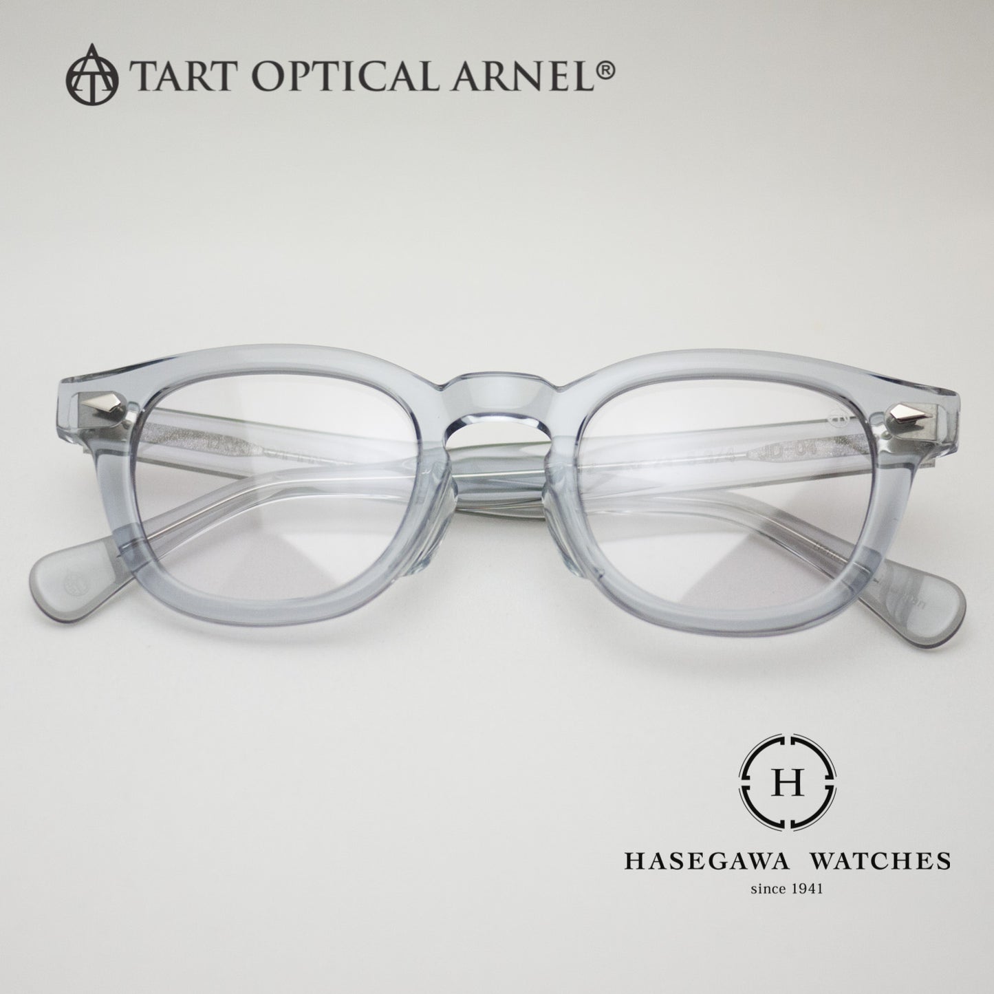 タートオプティカルアーネルJD-04 クリアグレーの正面写真