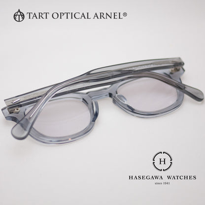 シャープなエッジのテンプル合口とダイヤモンド型のリベット 裏面写真