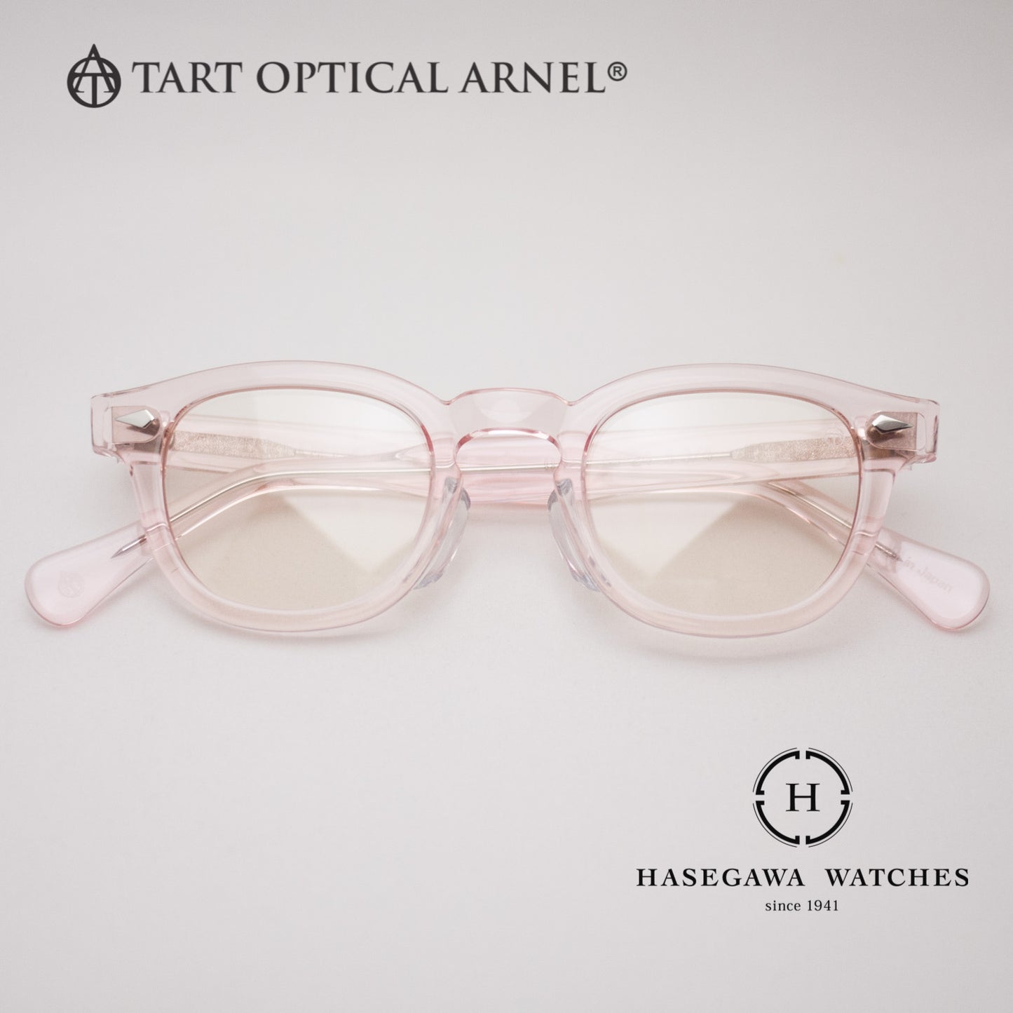 限定モデル クリアピンクの正面写真｜タートオプティカルアーネルJD-04