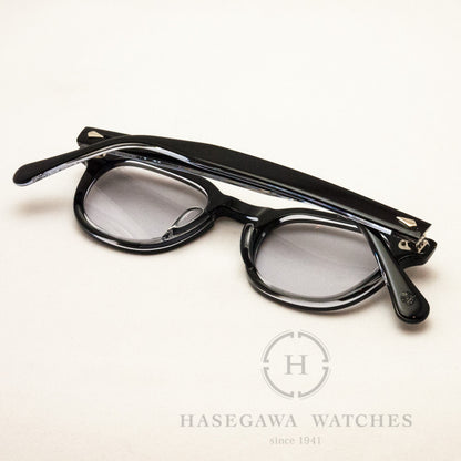 メガネ裏面 平置き モダン部ロゴ タートオプティカルアーネルJD-04