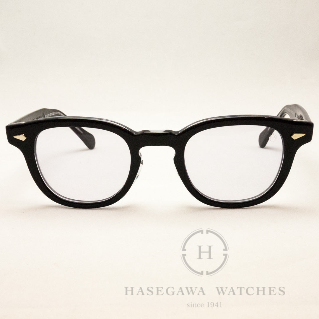 ウエリントン型メガネ正面写真 46サイズ タートオプティカルアーネル