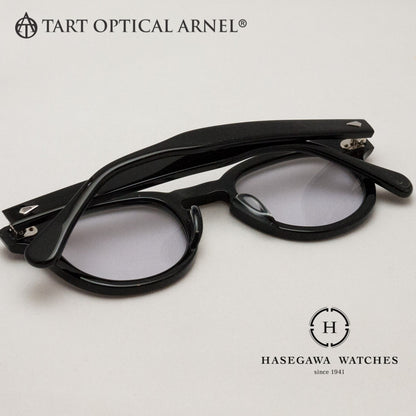 メガネ裏側の写真 ハンドメイドならではの艶とエッジが特徴的