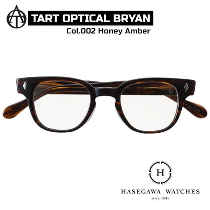 タートオプティカルブライアン カラー002ハニーアンバー 代表メガネ写真