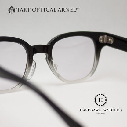 アジアンフィットの盛り高の鼻パッドと7枚蝶番採用の高品質な鯖江産メガネ