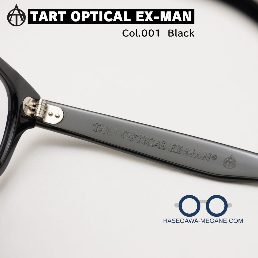 タートオプティカル EX-MAN 001ブラック 正規取扱店メガネ通販
