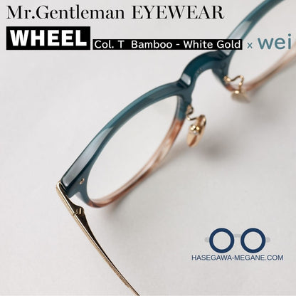 ミスタージェントルマン アイウェア カラーT Bamboo アパレルブランドWeiとのコラボレーション