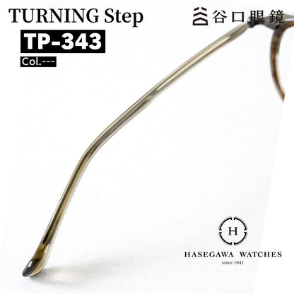 カーキブラウン 眼鏡のテンプル写真