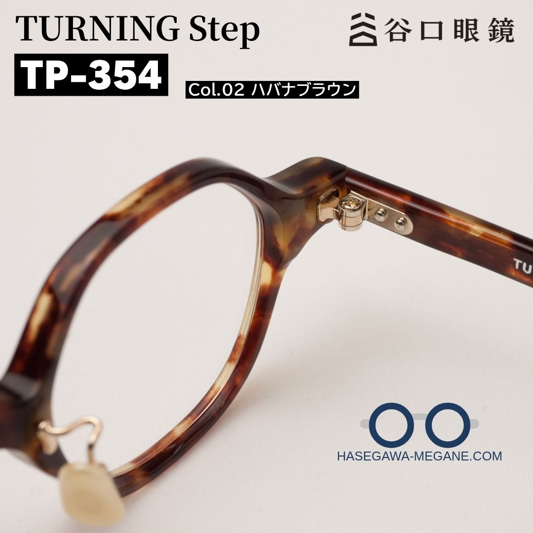 ターニングステップTP-354 カラー02 ハバナブラウン 智とヒンジとカシメ丁番