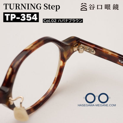 ターニングステップTP-354 カラー02 ハバナブラウン 智とヒンジとカシメ丁番